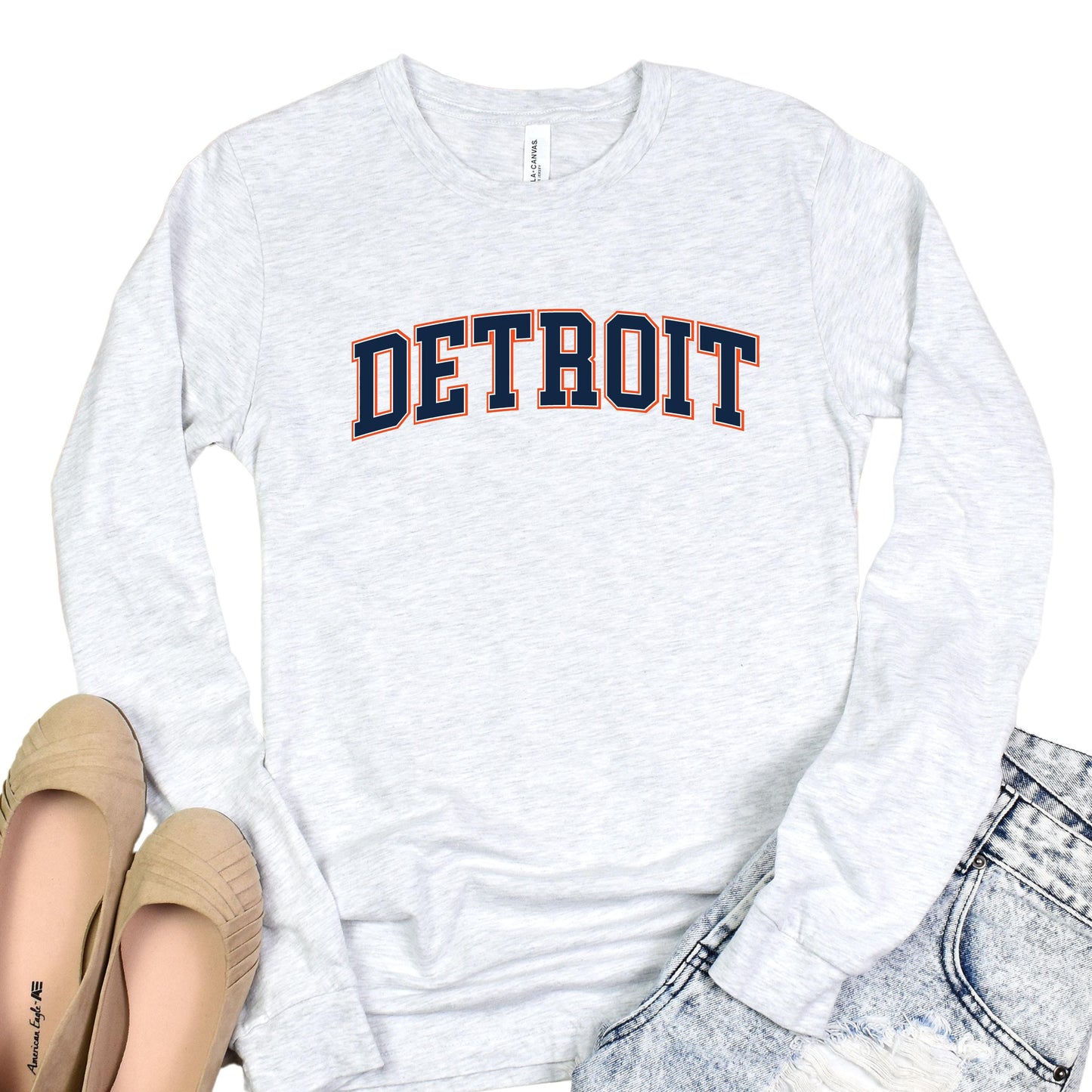 Detroit Long Sleeve Tee