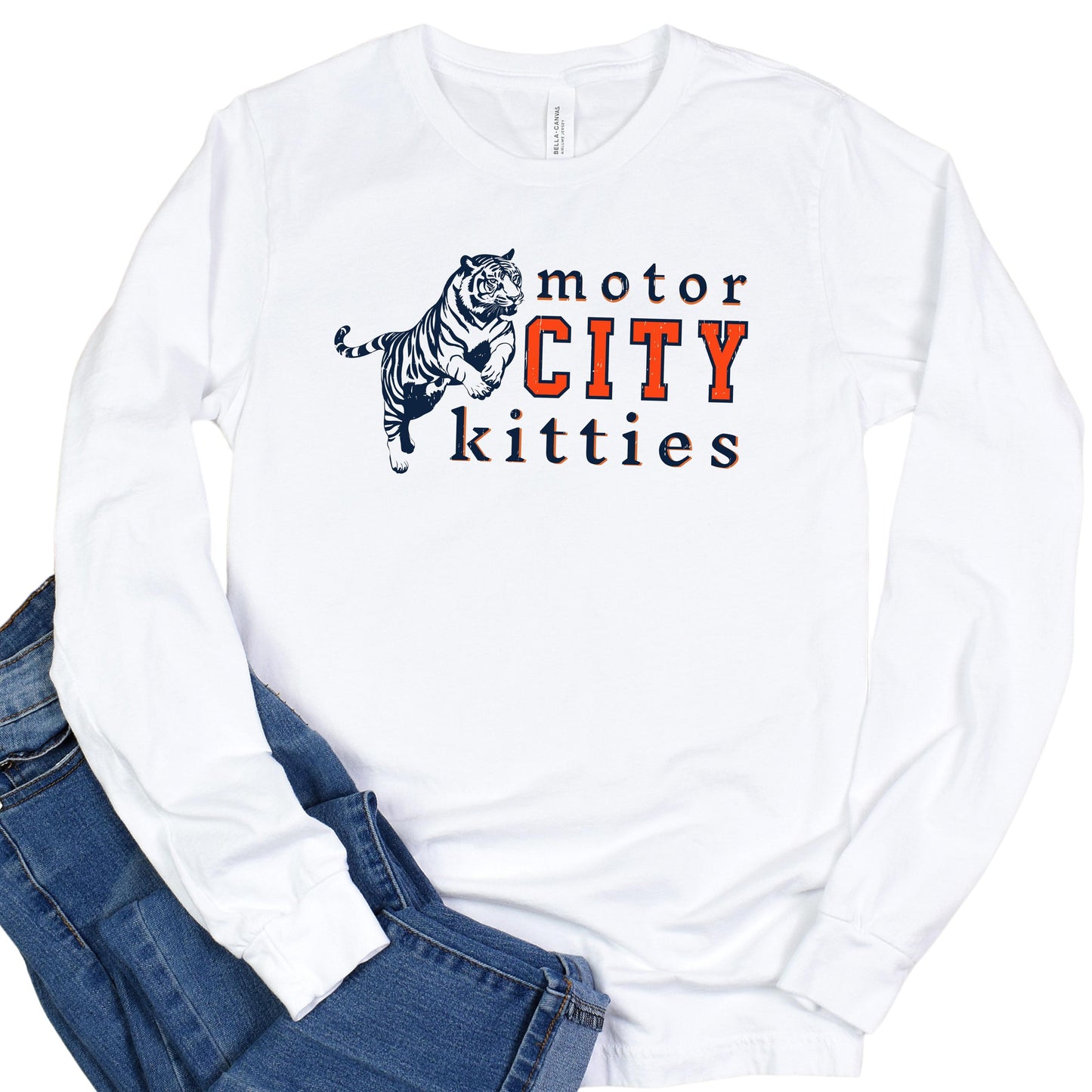 Motor City Kitties Long Sleeve Shirt