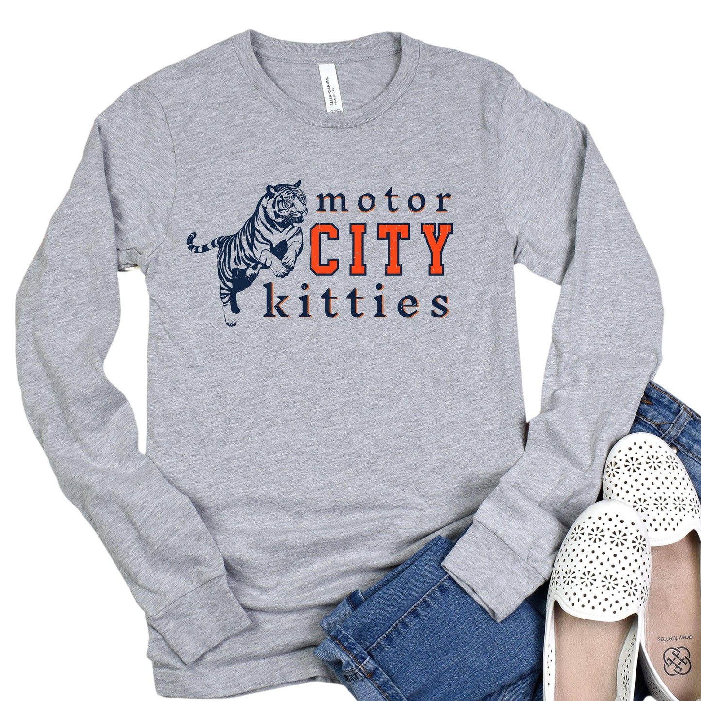 Motor City Kitties Long Sleeve Shirt