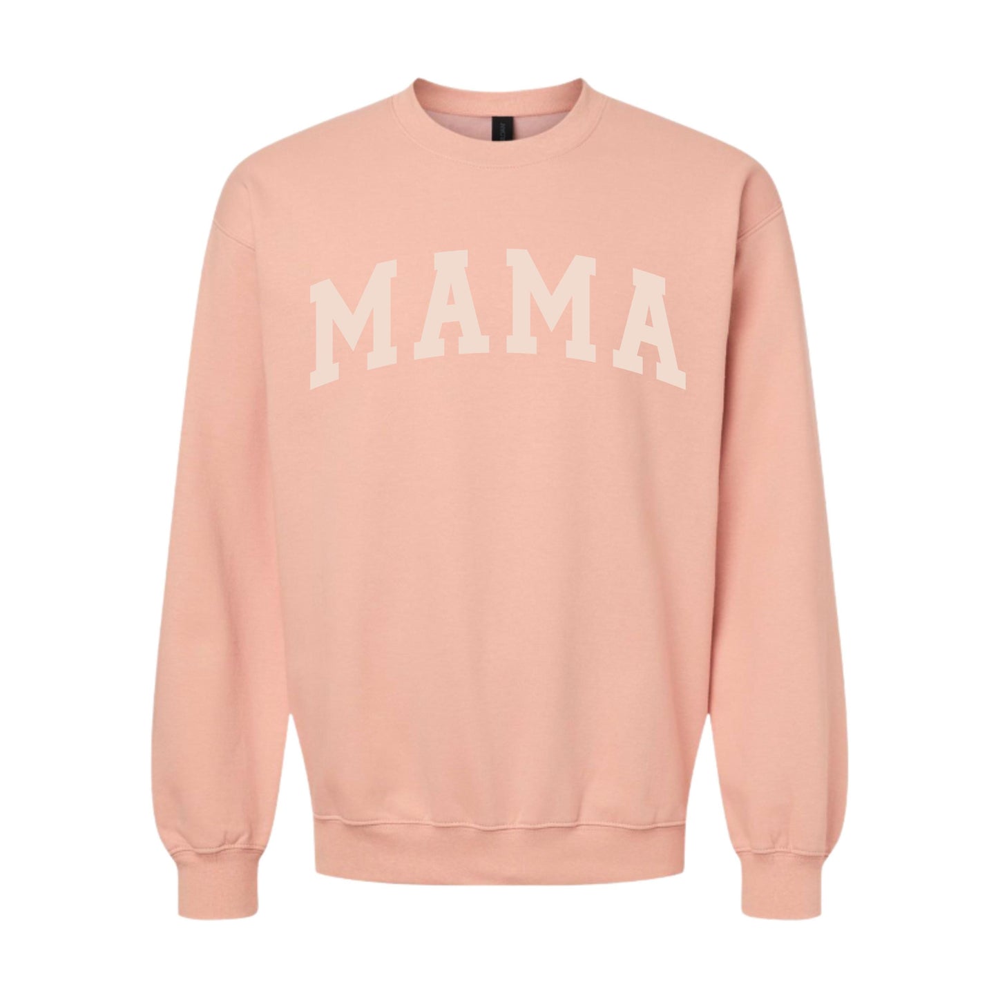 Mama Tone-on-Tone Sweatshirt with Kids' Hearts | Custom Mama Crewneck | Cozy Minimal Mom Pullover | Personalized Gift for Mom | Mom Top