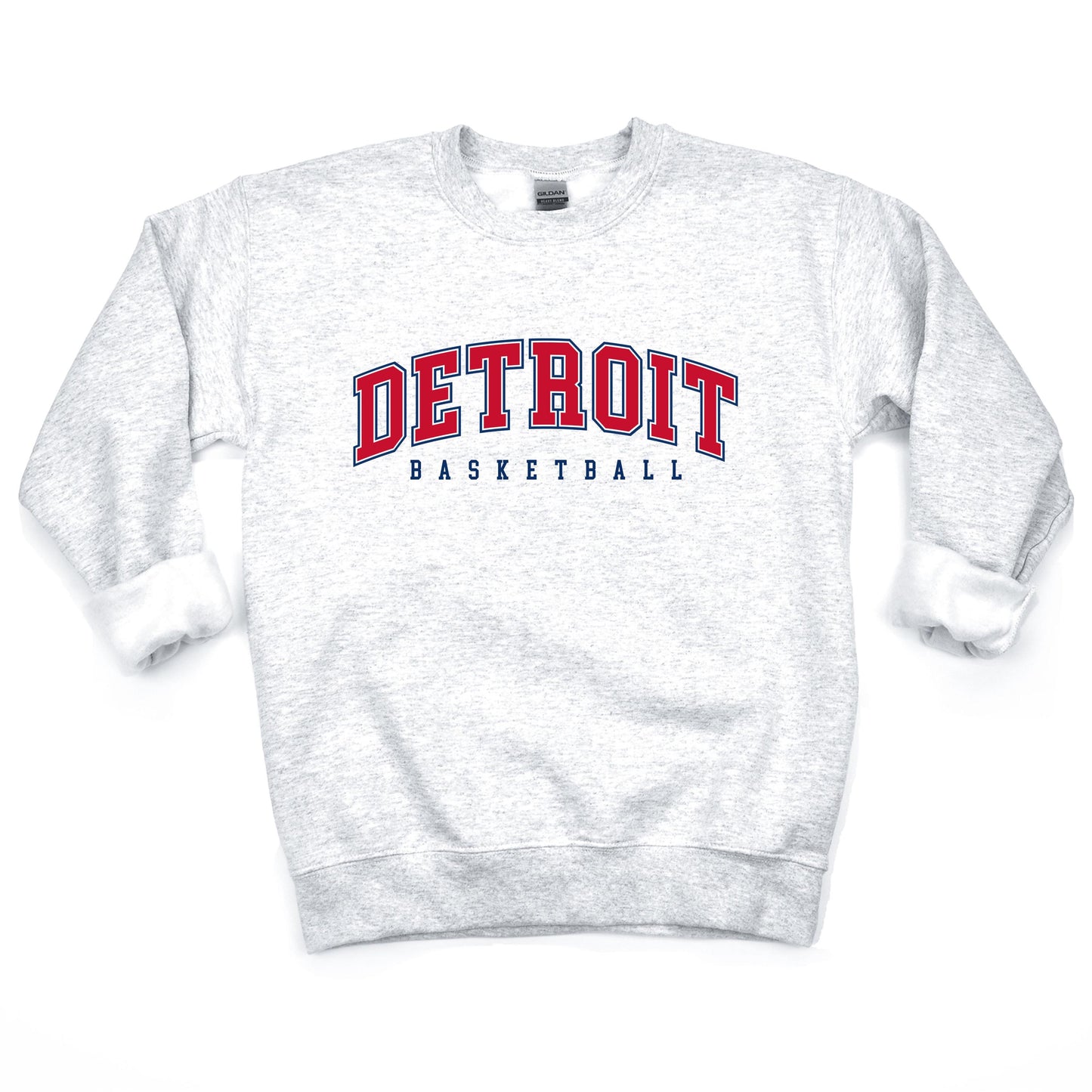 Detroit Basketball Sweatshirt | Soft & Cozy Game Day Pullover | Unisex Athletic Fit | Casual Fan Apparel | Detroit Sports Streetwear
