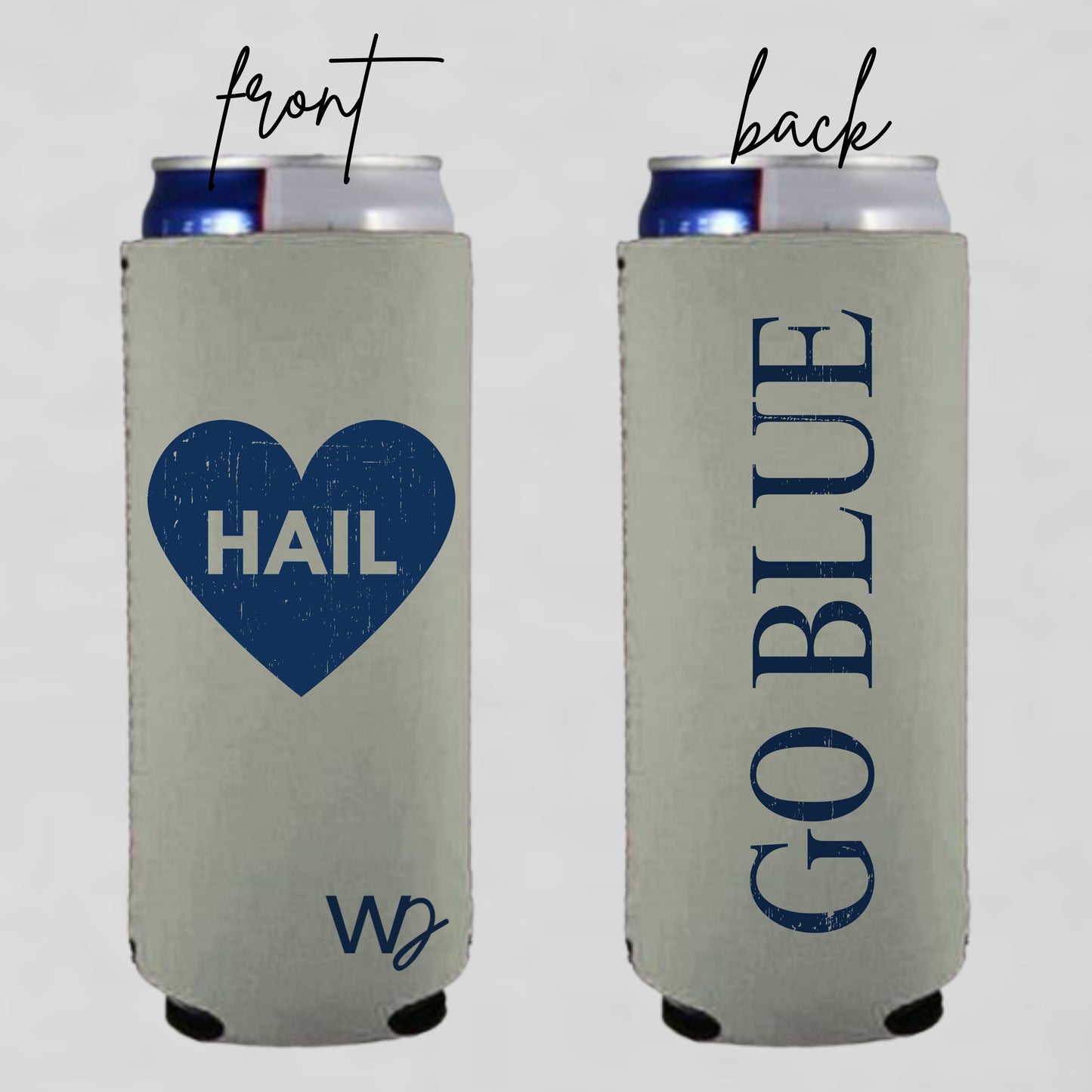 Michigan Football 12oz Slim Can Koozie