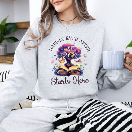 Happily Ever After Starts Here Mid-Weight Sweatshirt