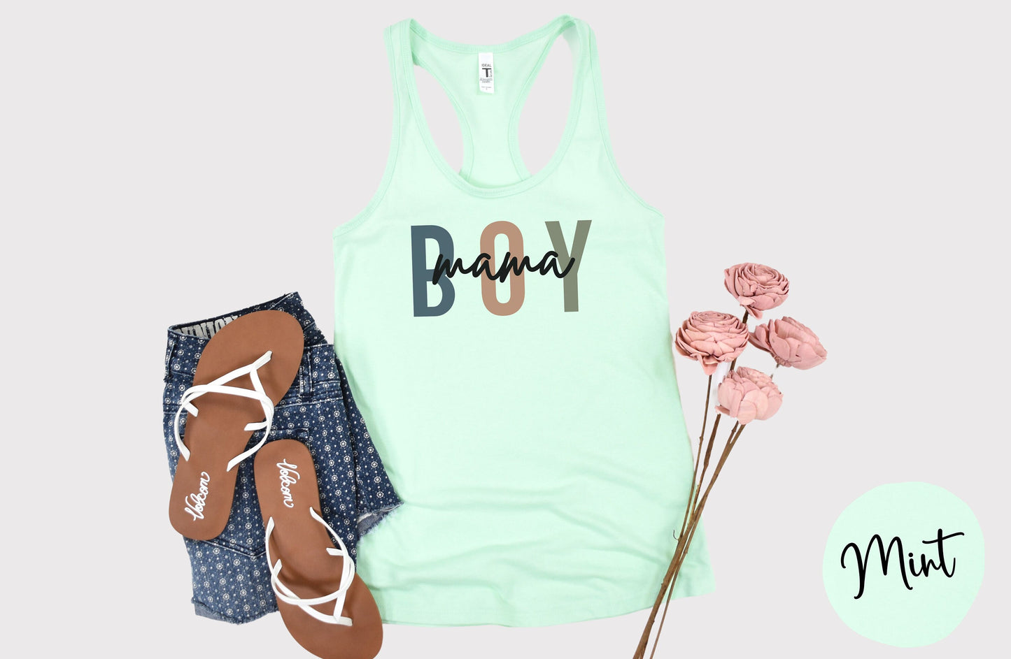 Boy Mama Tank, Pregnancy Reveal Shirt, Mother's Day Shirt, Gift for New Mom, Mother's Day Gift, Baby Shower gift, Mom to Be, Boy Mom Gift