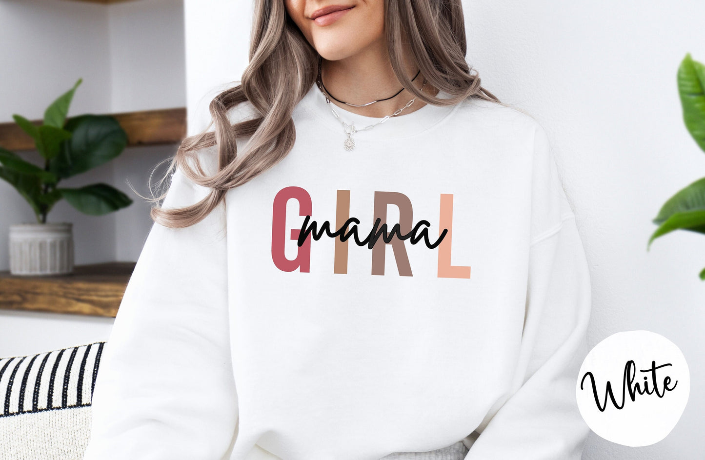 Girl Mama Sweatshirt, Pregnancy Reveal Shirt, Mother's Day Shirt, Gift for New Mom, Mother's Day Gift, Baby Shower gift, Girl Mom Gift