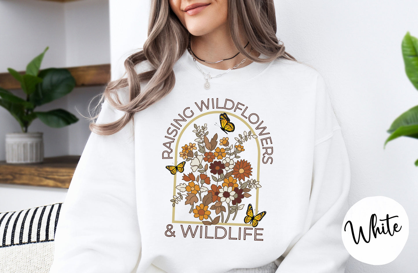 Raising Wildflowers & Wildlife Mid-Weight Sweatshirt