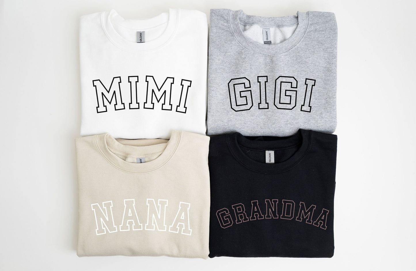 Personalized Grandma Sweatshirt with Grandkid Names on Sleeve, Mother's Day Gift, Custom Gigi Shirt, Custom Nana Sweater, Custom Mimi Shirt