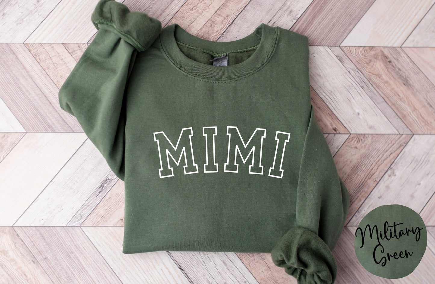 Personalized Grandma Sweatshirt with Grandkid Names on Sleeve, Mother's Day Gift, Custom Gigi Shirt, Custom Nana Sweater, Custom Mimi Shirt