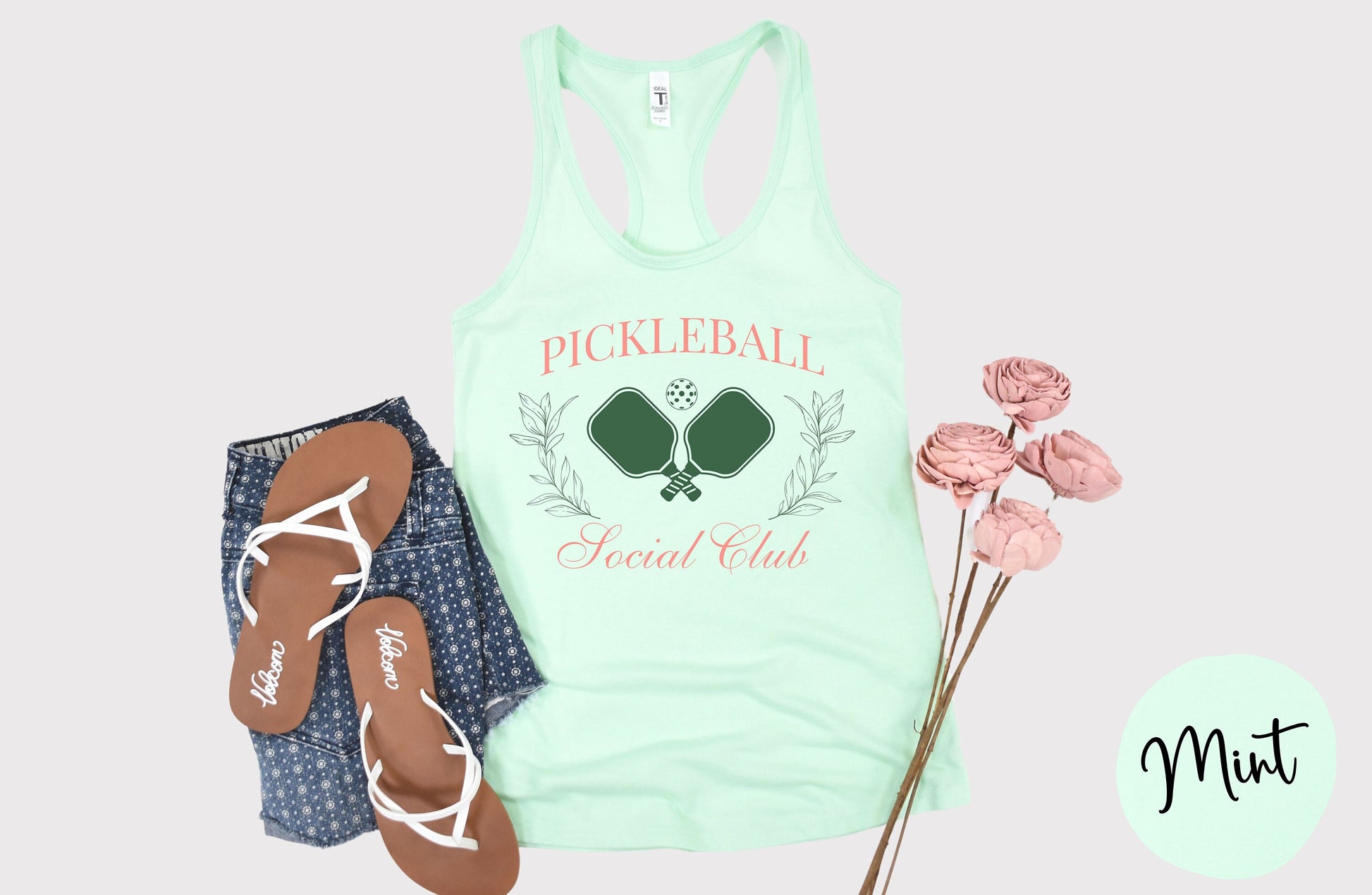 Women's Pickleball Social Club Tank Top | Women's Pickleball Shirt | Trendy Pickleball Shirt | Women's Pickleball League | Social Club Tank