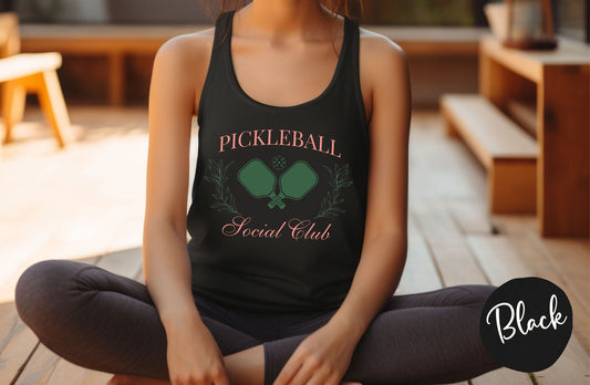 Women's Pickleball Social Club Tank Top | Women's Pickleball Shirt | Trendy Pickleball Shirt | Women's Pickleball League | Social Club Tank