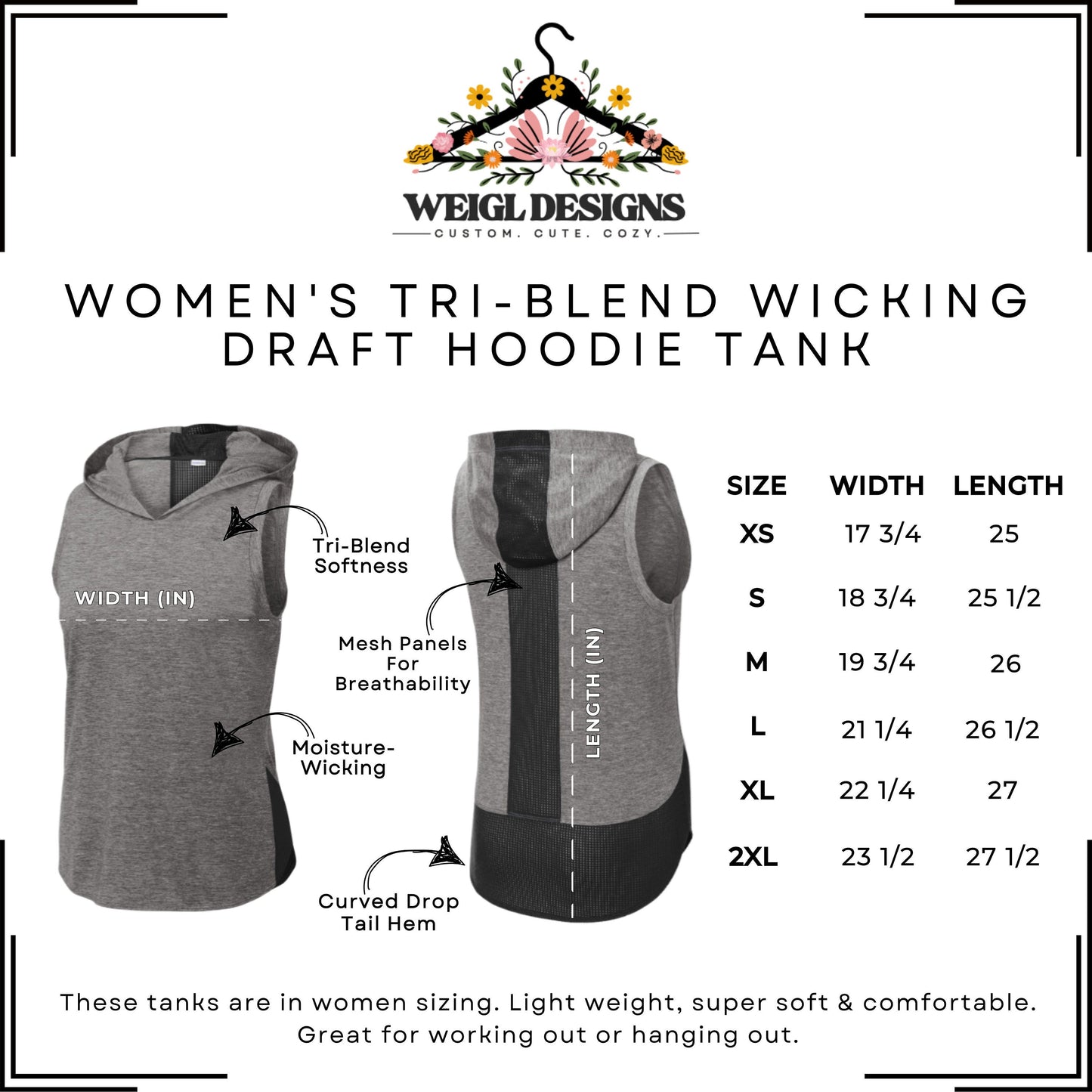 Women's Flex Hoodie Tank Top