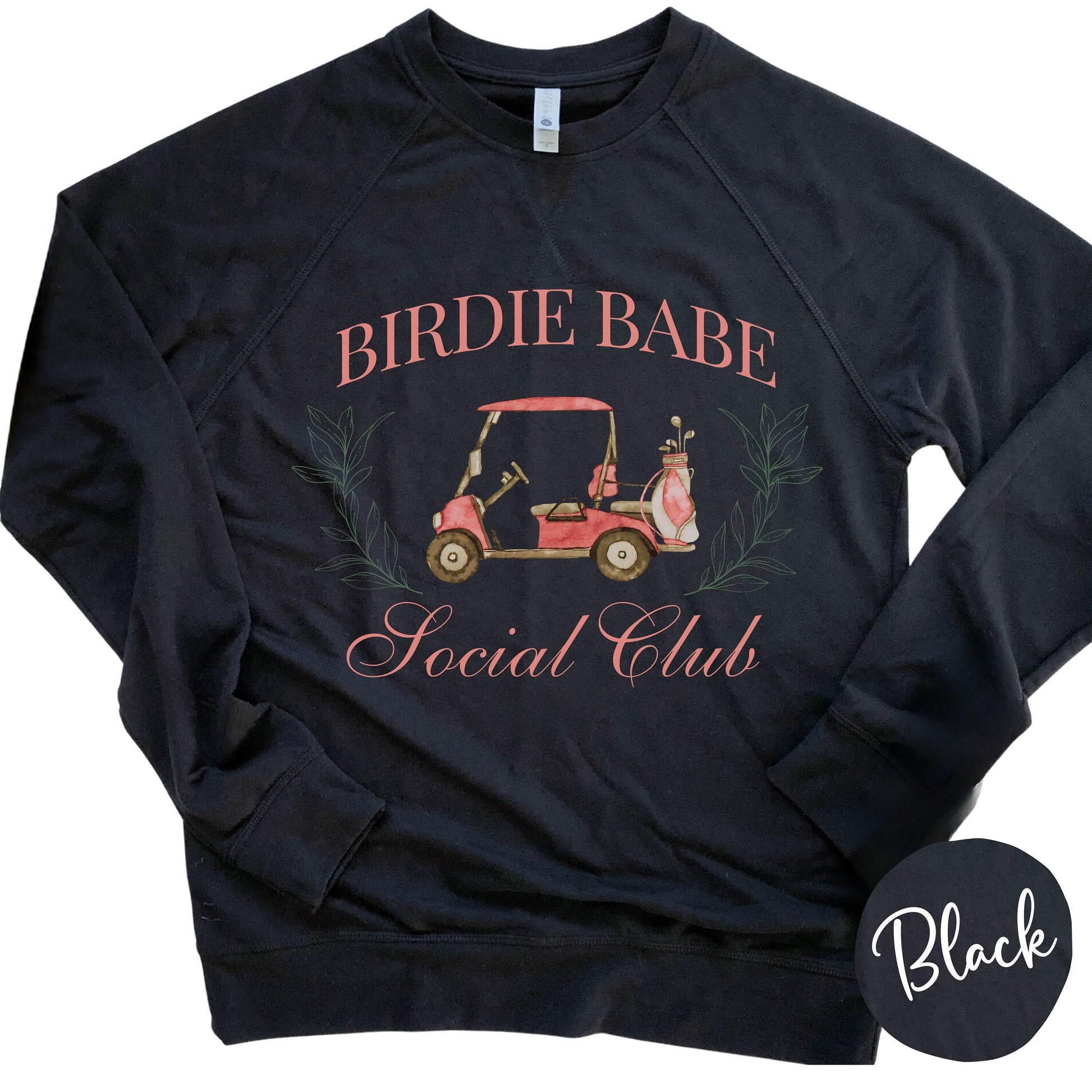 Women's Birdie Babe Social Club Lightweight Pullover Sweater | Womens Golf Shirt | Girl Golf Trip | Women's Golf League | Golf Shirt For Her