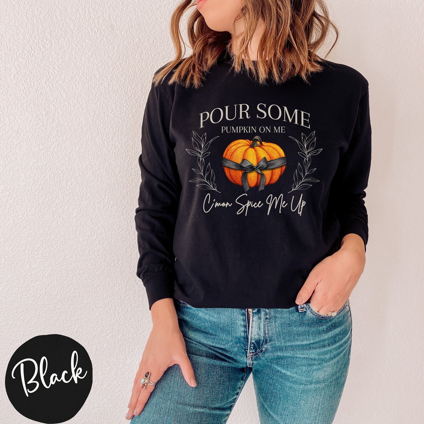 Funny Pumpkin Spice Unisex Long Sleeve T-Shirt