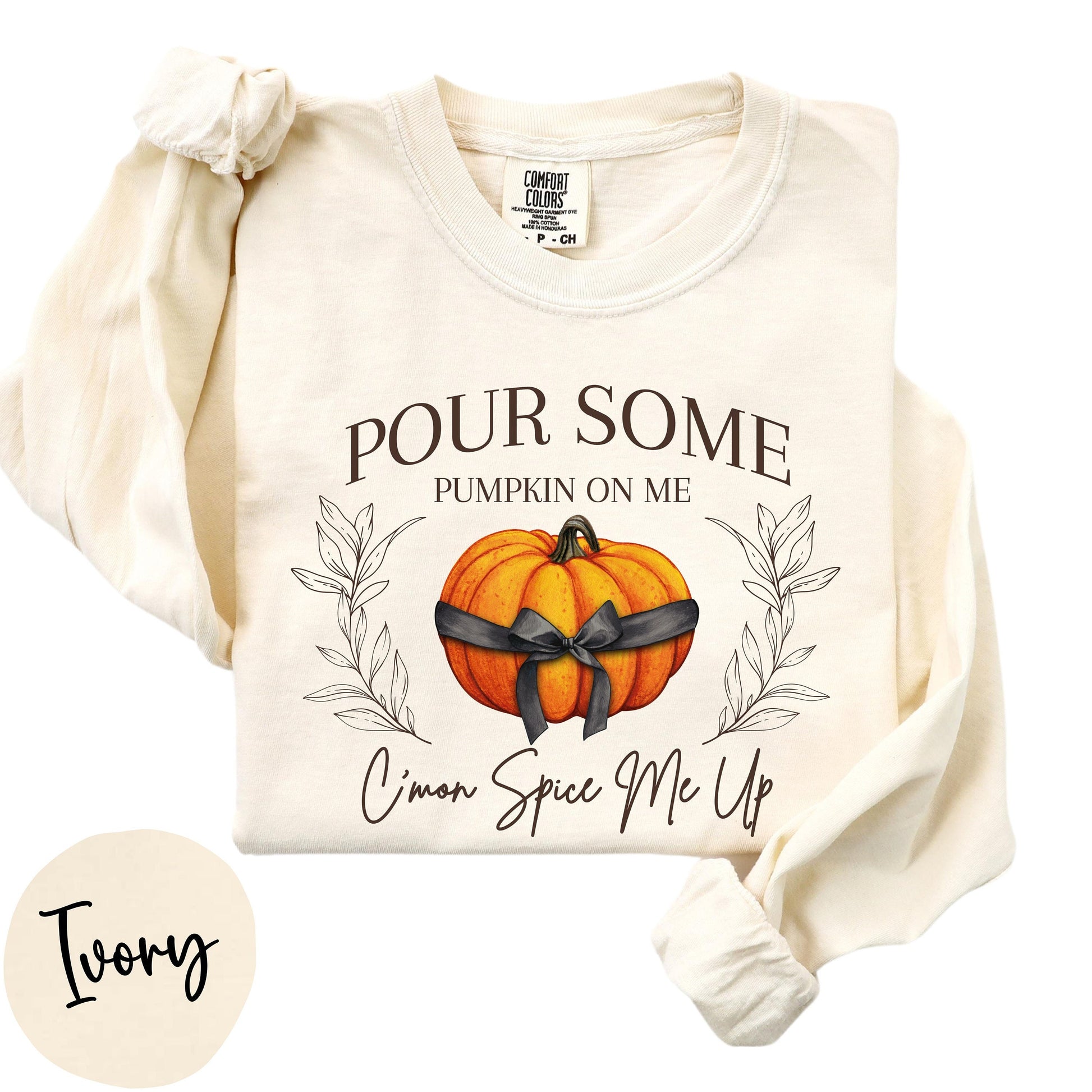 Funny Pumpkin Spice Unisex Long Sleeve T-Shirt