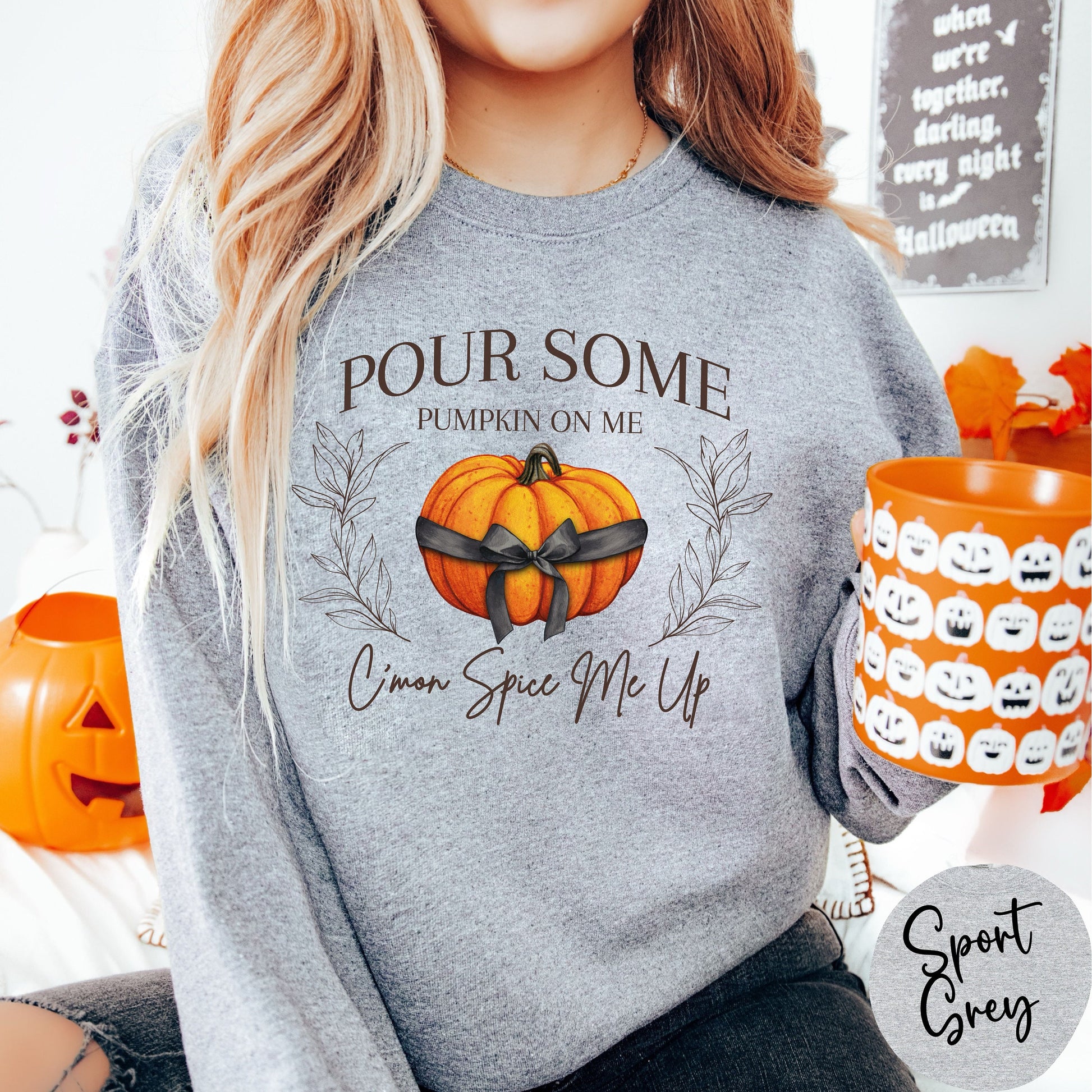 Funny Pumpkin Spice Sweatshirt