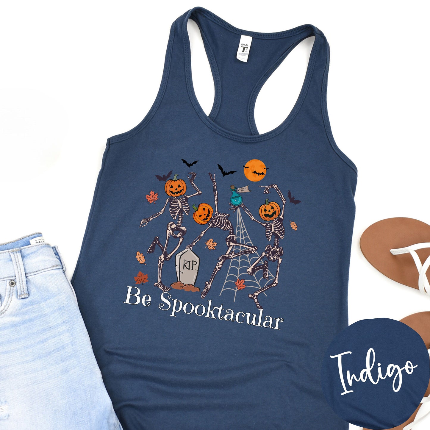 Be Spooktacular Racerback Tank Top