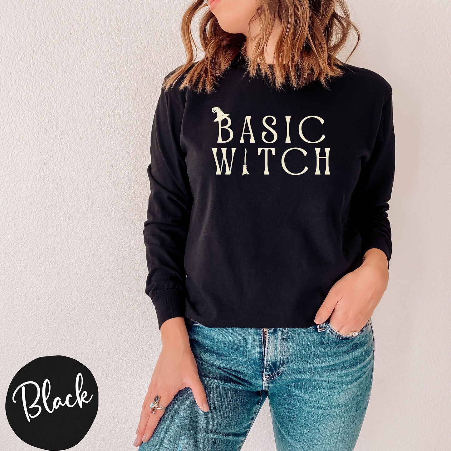 Basic Witch Racerback Long Sleeve T-Shirt