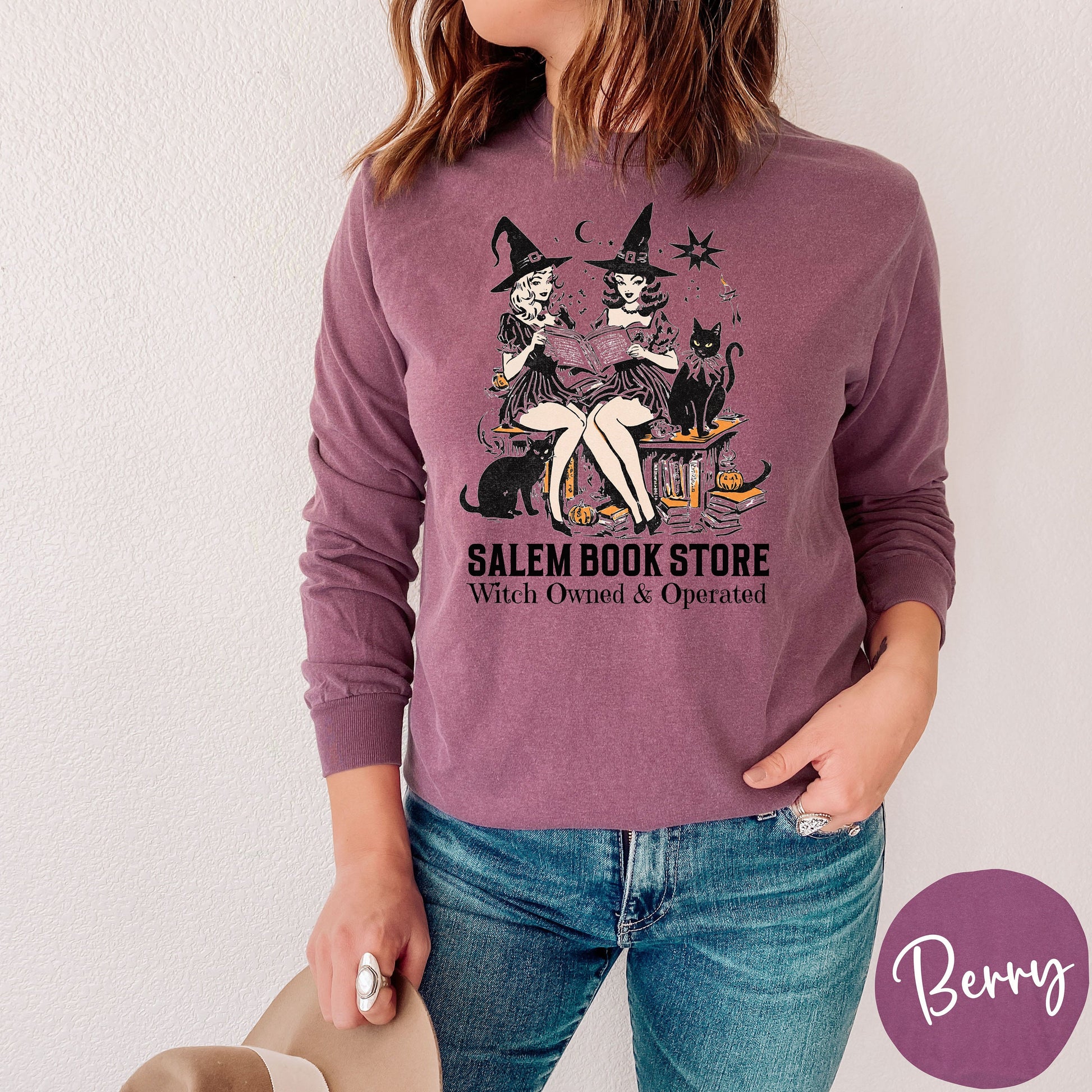 Salem Book Store Long Sleeve T-Shirt