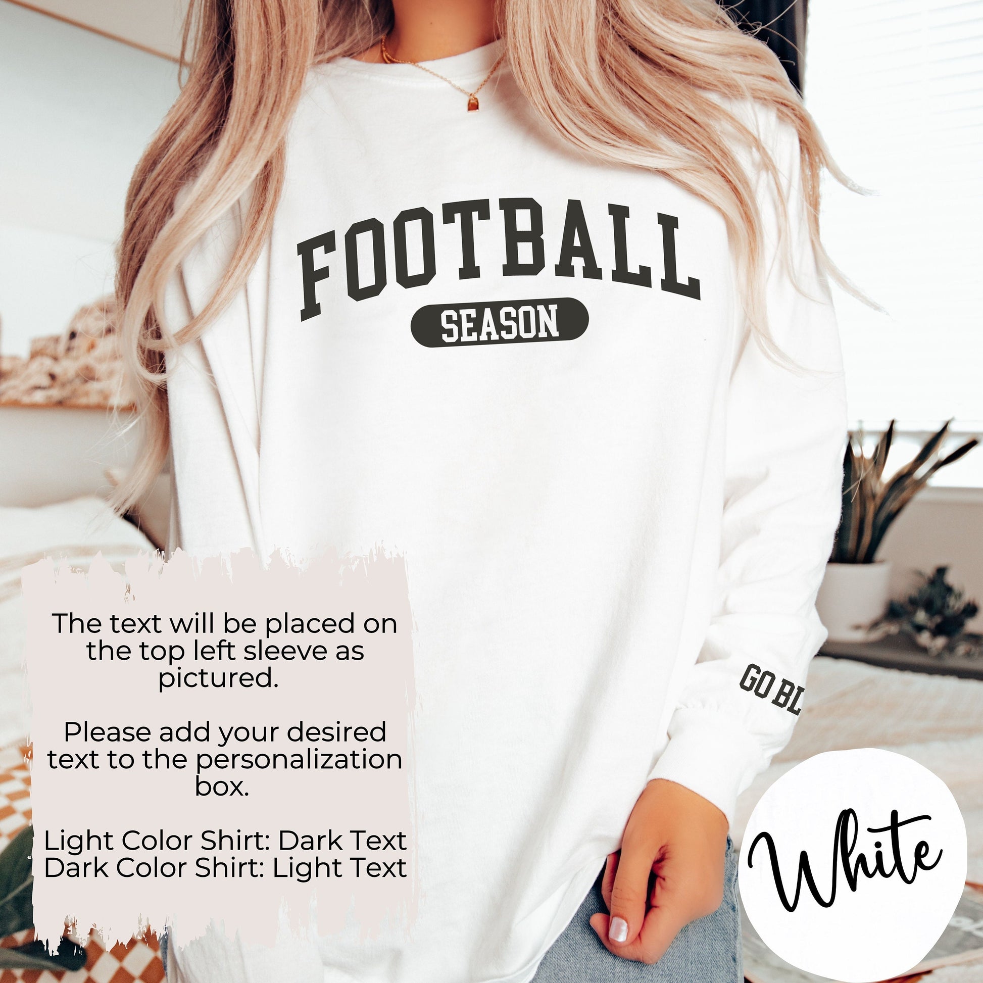 Football Season - Custom Long Sleeve