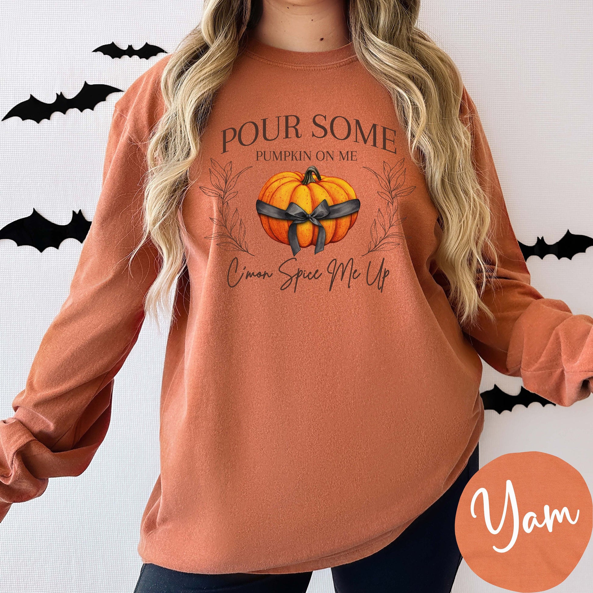 Funny Pumpkin Spice Unisex Long Sleeve T-Shirt