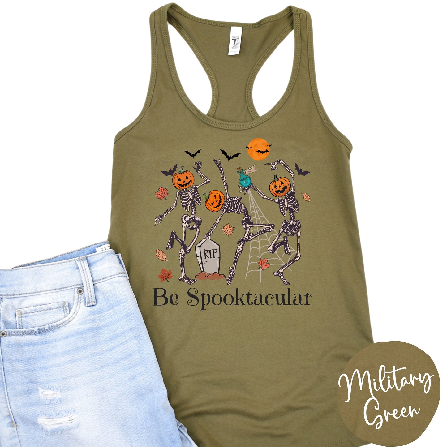 Be Spooktacular Racerback Tank Top