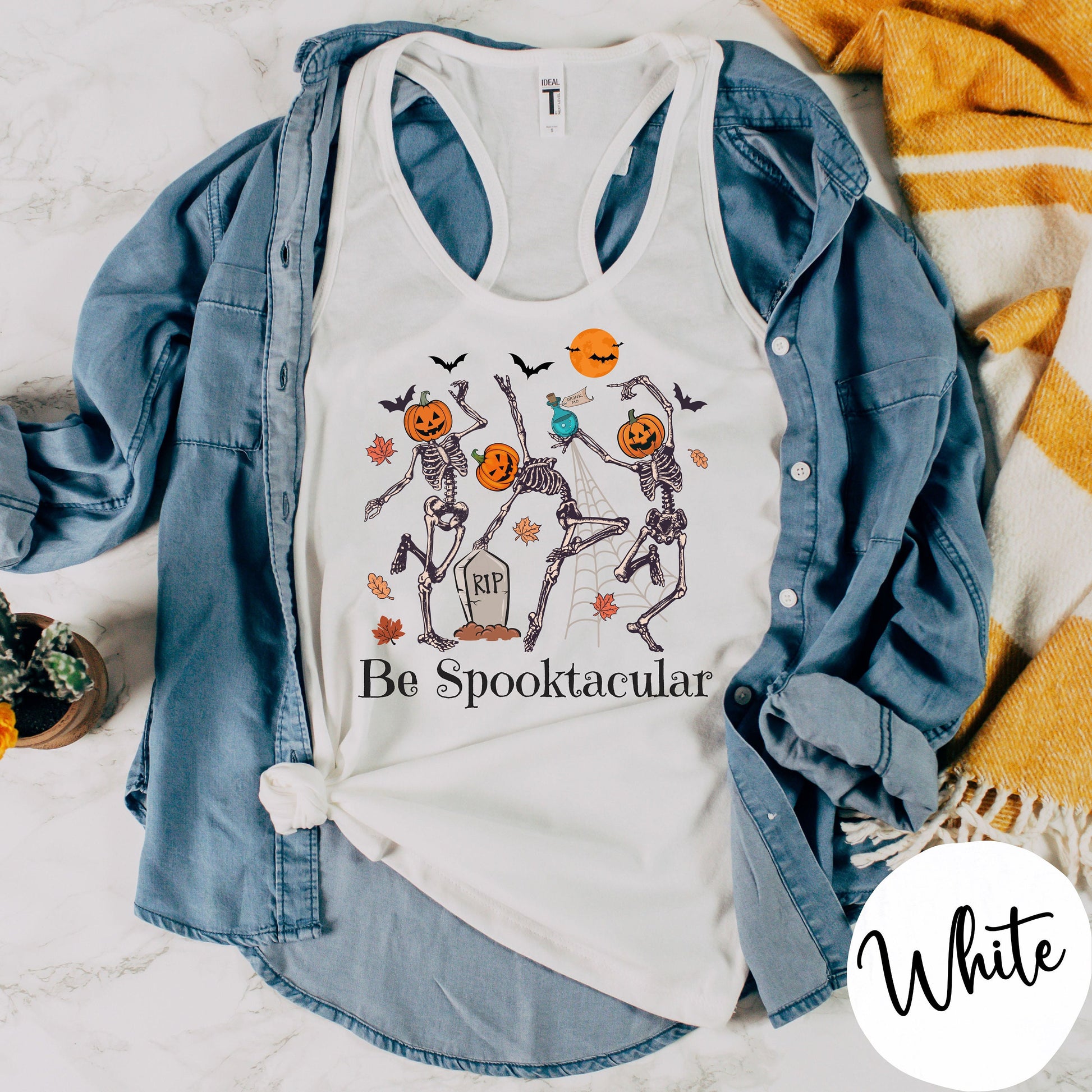 Be Spooktacular Racerback Tank Top