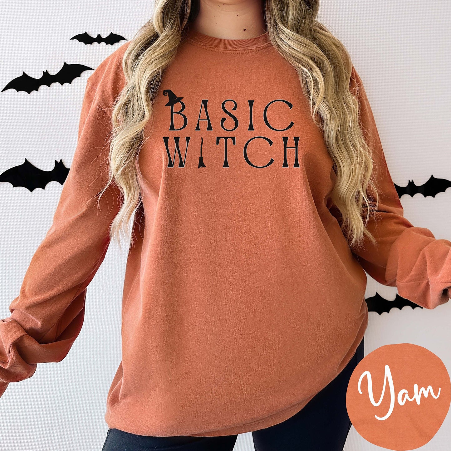 Basic Witch Racerback Long Sleeve T-Shirt