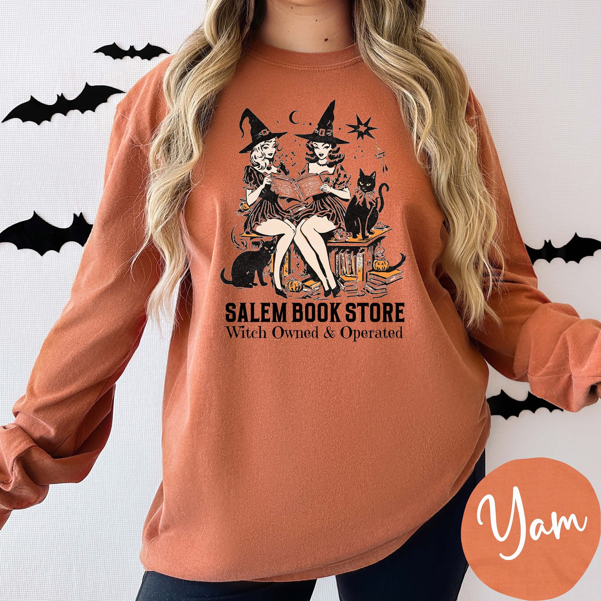 Salem Book Store Long Sleeve T-Shirt