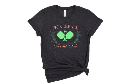 Women's Pickleball Social Club T-Shirt | Women's Pickleball Shirt | Trendy Pickleball Shirt | Women's Pickleball League