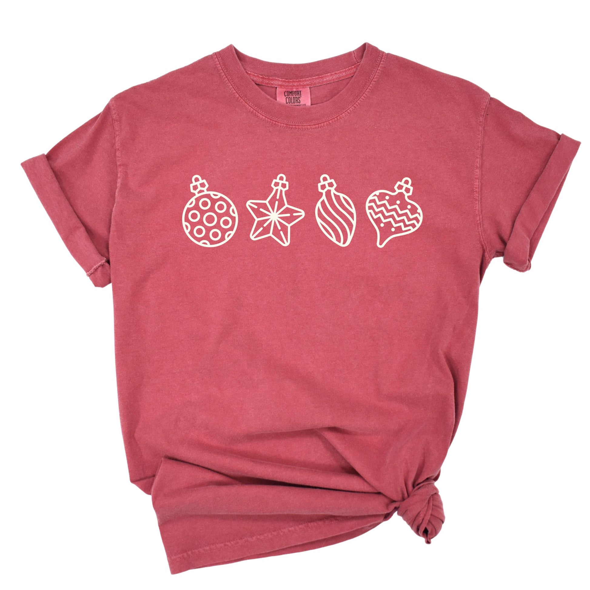 Ornaments Christmas Shirt | Holiday Festive Tee with Ornament Design | Cozy Xmas Top | Cute Christmas Gift Idea | Fun Holiday Graphic Tee