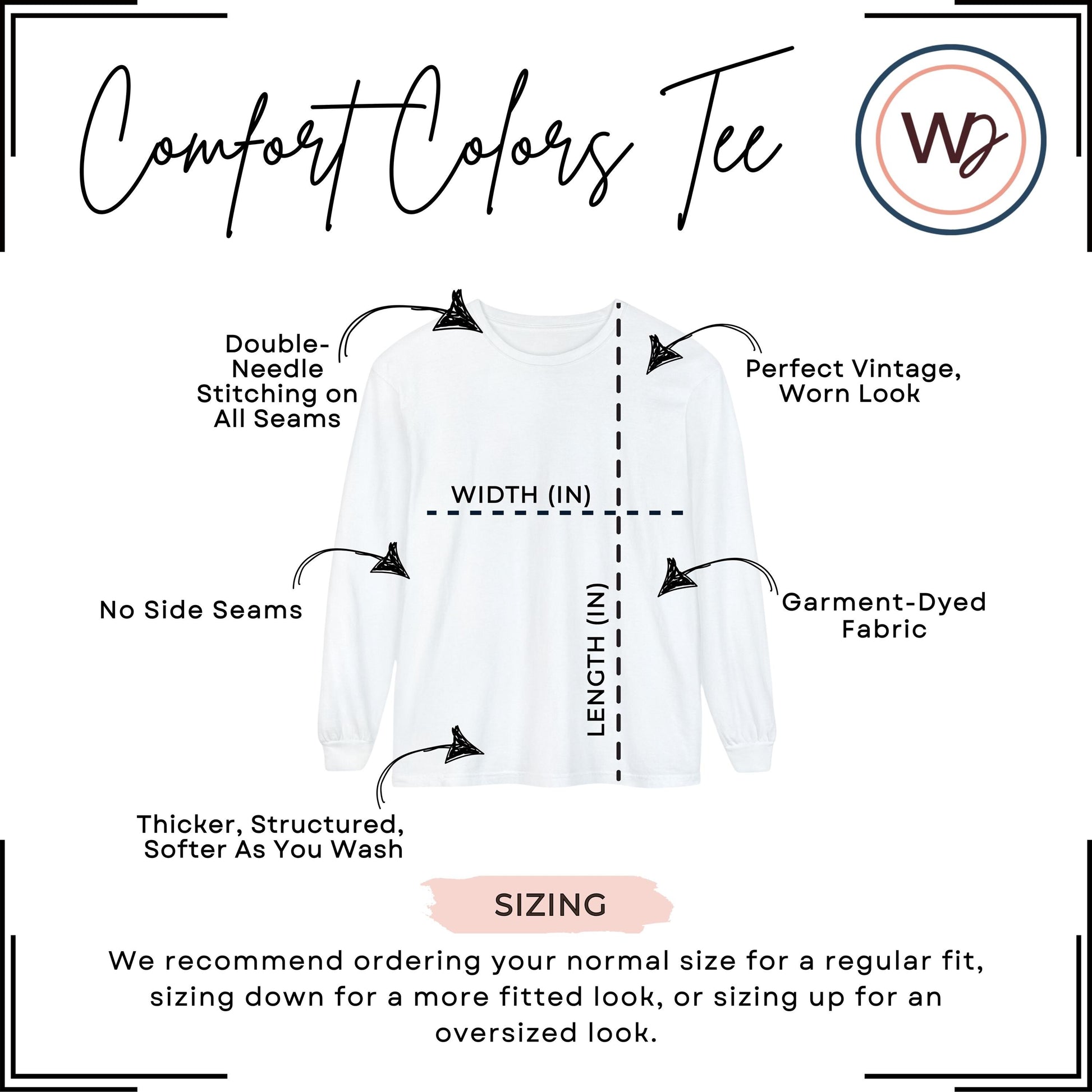 Detroit Hockey Game Day Shirt Women’s | Red Comfort Colors Long Sleeve Go Wings Tee