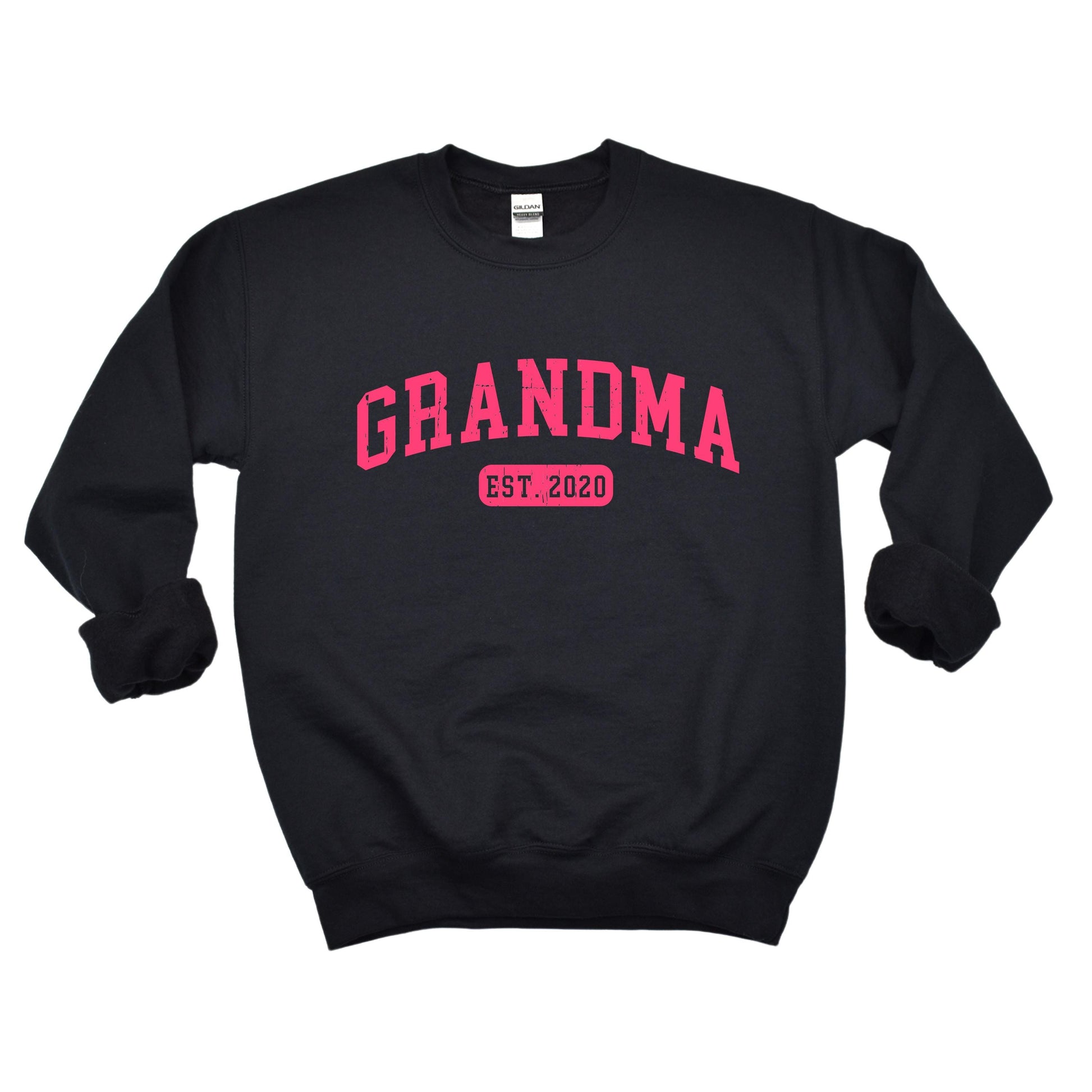 Grandma Sweatshirt with Custom Established Year | Vintage Grunge Style Crewneck | Soft Unisex Fit | Personalized Grandma Gift | Grandma Top