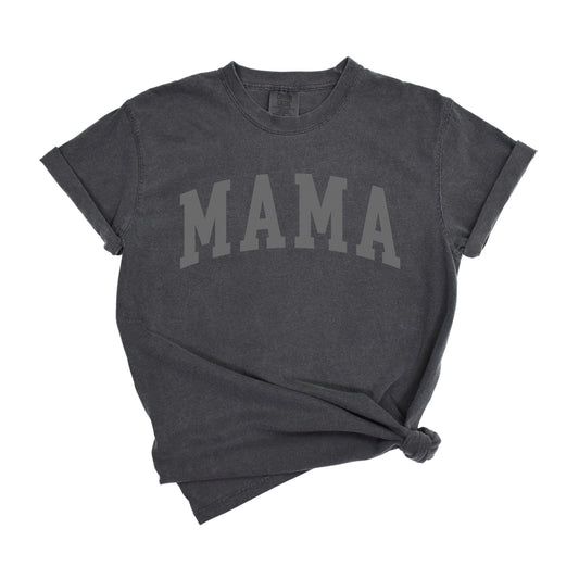 Mama Tone-on-Tone T-Shirt | Minimalist Mom Life Tee | Soft Neutral Unisex Fit | Subtle Graphic Shirt | Casual Everyday Mom Gift
