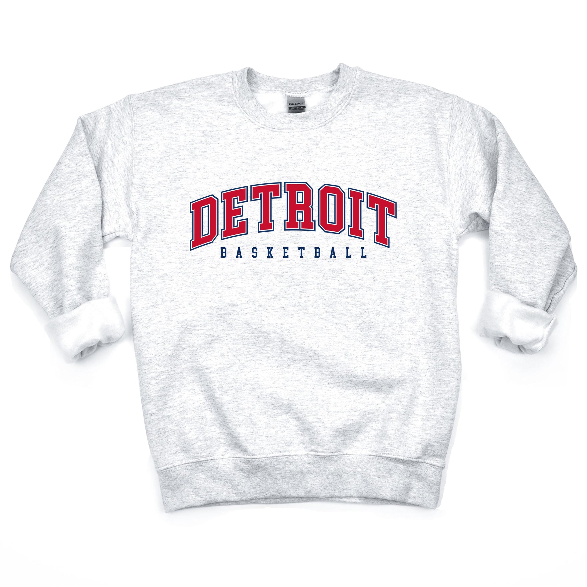 Detroit Basketball Sweatshirt | Soft & Cozy Game Day Pullover | Unisex Athletic Fit | Casual Fan Apparel | Detroit Sports Streetwear