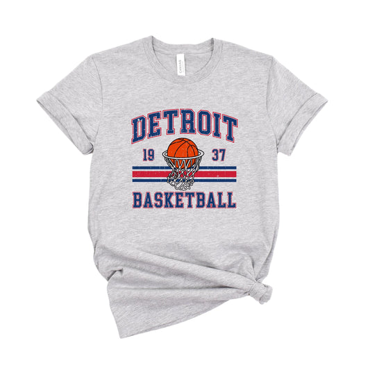 Vintage Detroit Basketball T-Shirt