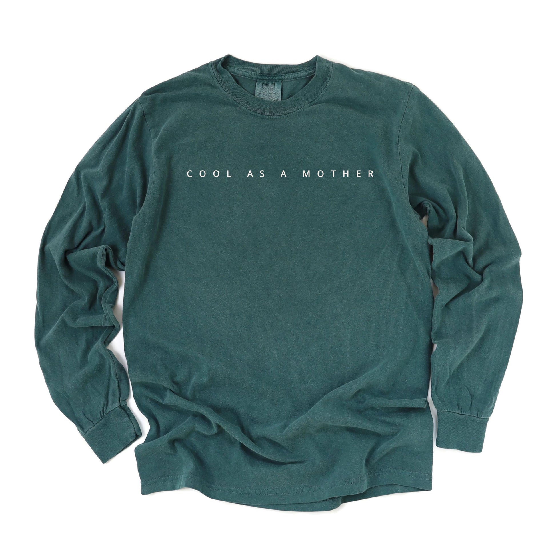 Cool As A Mother Long Sleeve T-Shirt | Soft Casual Mom Life Tee | Funny Unisex Graphic Tee | Everyday Mom Shirt | Trendy Mother's Day Gift