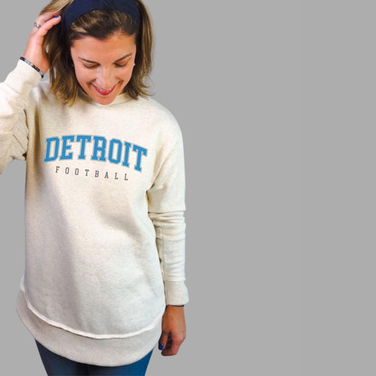 Detroit Football Women’s Crewneck Sweatshirt