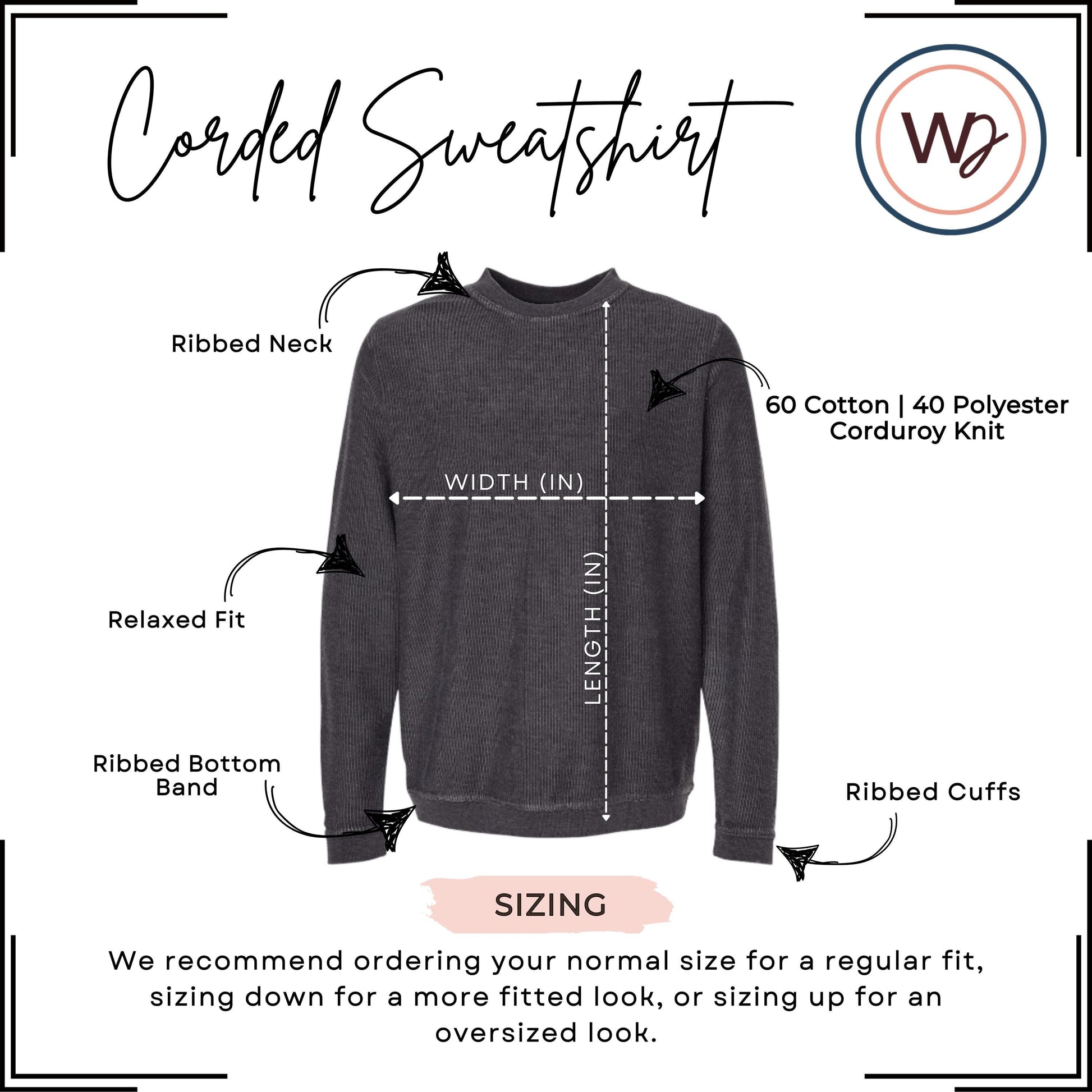 Detroit Corduroy Long Sleeve Shirt | Tone on Tone Black Top | Minimal Detroit Style Streetwear