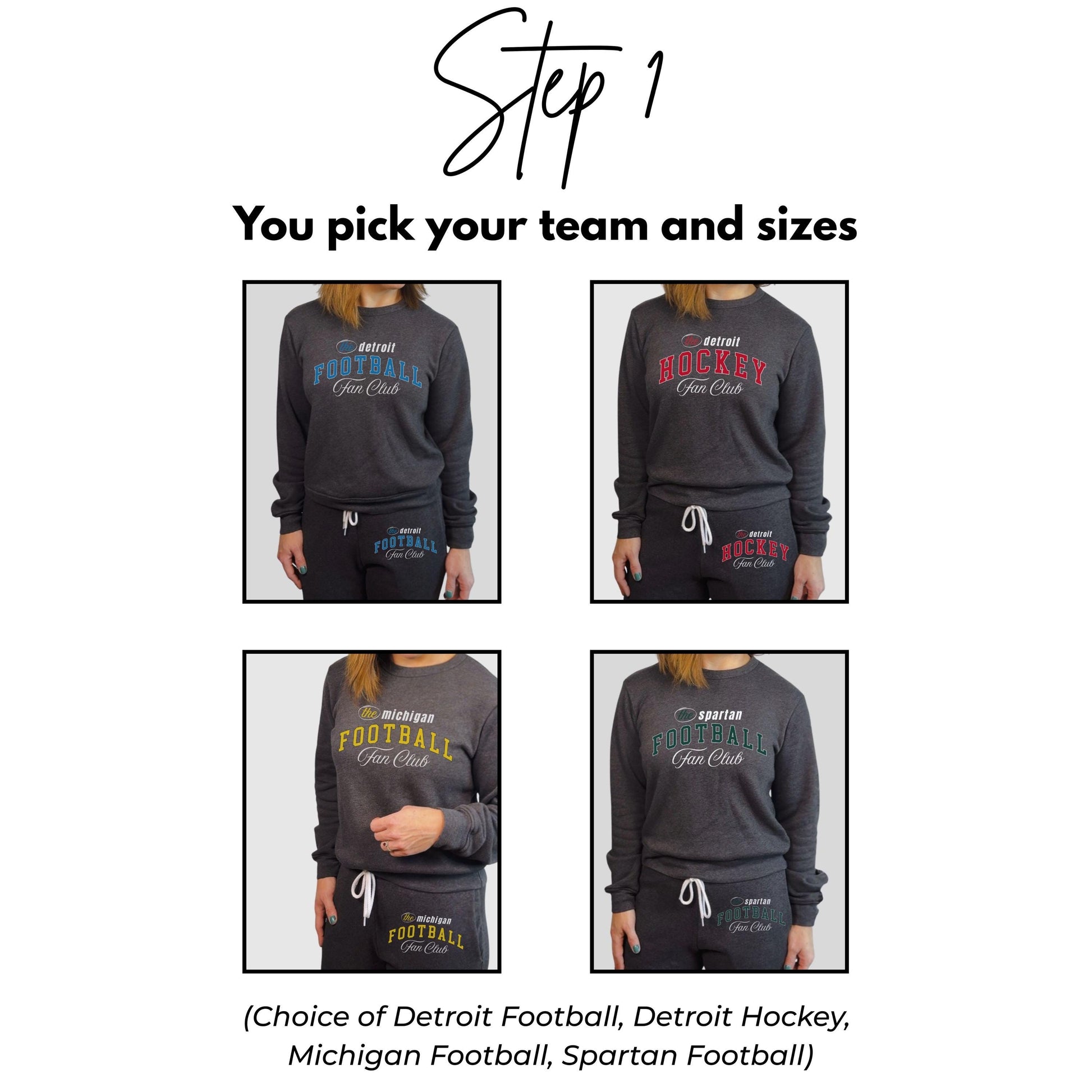 Cozy Gift Box with Loungewear Set | Detroit Football | Detroit Hockey | Michigan Football | Spartan Football | Women’s Cozy Gift Set