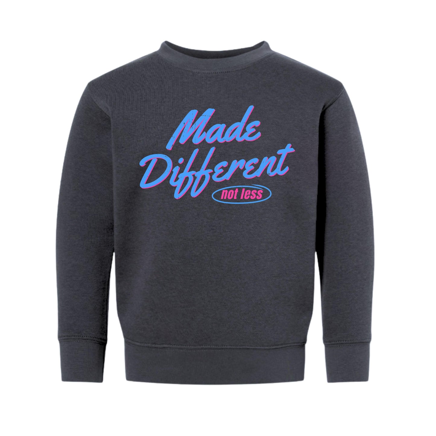 Made Different, Not Less - Inclusion Matters - Autism Awareness Fundraiser Shirt (Toddler/Sweatshirt)