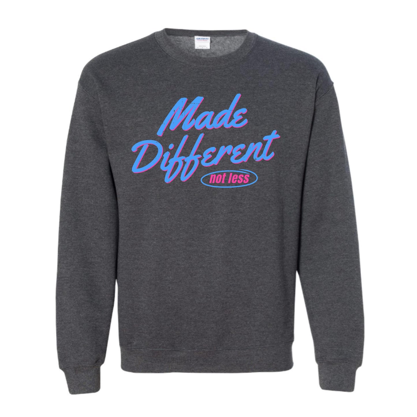 Made Different, Not Less - Inclusion Matters - Autism Awareness Fundraiser Shirt (Adult/Sweatshirt)